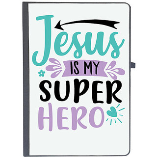                       UDNAG Ruled Notebook Diary 'Christmas Santa | is my superhero', [A5 80Pages 80GSM]                                              