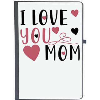                       UDNAG Ruled Notebook Diary 'Mother | I love you mom', [A5 80Pages 80GSM]                                              