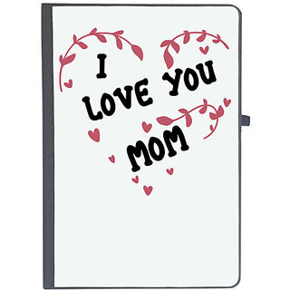                       UDNAG Ruled Notebook Diary 'Mummy | I love you mom', [A5 80Pages 80GSM]                                              