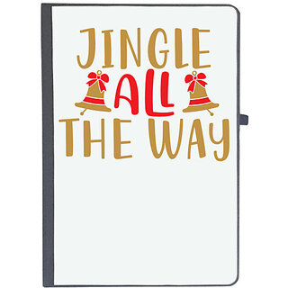                       UDNAG Ruled Notebook Diary 'Christmas Santa | Jingle all the way', [A5 80Pages 80GSM]                                              