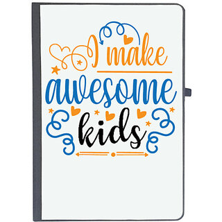                       UDNAG Ruled Notebook Diary 'Kids | I make awesome kids,', [A5 80Pages 80GSM]                                              