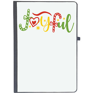                       UDNAG Ruled Notebook Diary 'Christmas Santa | joyful2', [A5 80Pages 80GSM]                                              