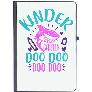                       UDNAG Ruled Notebook Diary 'Shark | kinder garten doo doo', [A5 80Pages 80GSM]                                              