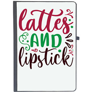                       UDNAG Ruled Notebook Diary 'lattes and lipstick', [A5 80Pages 80GSM]                                              