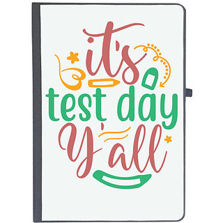                       UDNAG Ruled Notebook Diary 'Test Day | it's test day y'all', [A5 80Pages 80GSM]                                              