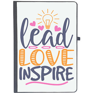                       UDNAG Ruled Notebook Diary 'Love | lead love inspire', [A5 80Pages 80GSM]                                              