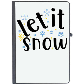                       UDNAG Ruled Notebook Diary 'let it snow', [A5 80Pages 80GSM]                                              