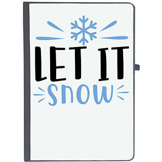                      UDNAG Ruled Notebook Diary 'Snow | let snoww', [A5 80Pages 80GSM]                                              