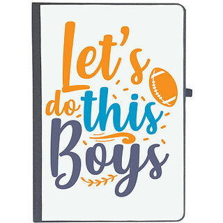                       UDNAG Ruled Notebook Diary 'lets do this boyss', [A5 80Pages 80GSM]                                              