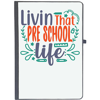                       UDNAG Ruled Notebook Diary 'School Teacher | livin that pre-school life', [A5 80Pages 80GSM]                                              