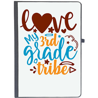                       UDNAG Ruled Notebook Diary 'School Teacher | love my 3rd grade tribe', [A5 80Pages 80GSM]                                              