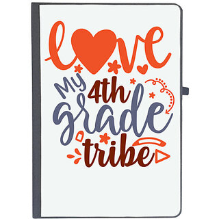                       UDNAG Ruled Notebook Diary 'School Teacher | love my 4th grade tribe', [A5 80Pages 80GSM]                                              