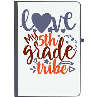                       UDNAG Ruled Notebook Diary 'School Teacher | love my 5th grade tribe', [A5 80Pages 80GSM]                                              