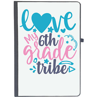                       UDNAG Ruled Notebook Diary 'School Teacher | love my 6th grade tribe', [A5 80Pages 80GSM]                                              