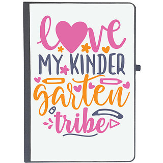                       UDNAG Ruled Notebook Diary 'School Teacher | love my kinder garten tribe', [A5 80Pages 80GSM]                                              