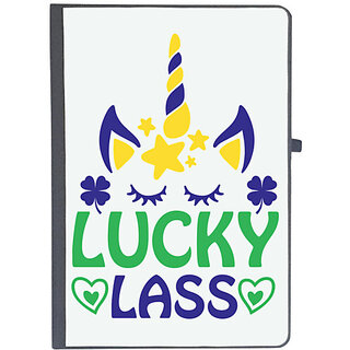                       UDNAG Ruled Notebook Diary 'Lucky | lucy lass', [A5 80Pages 80GSM]                                              