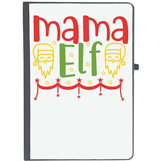                       UDNAG Ruled Notebook Diary 'Christmas Santa | Mama elf', [A5 80Pages 80GSM]                                              