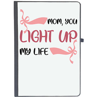                       UDNAG Ruled Notebook Diary 'MOM, YOU LIGHT UP MY LIFE', [A5 80Pages 80GSM]                                              