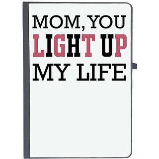                       UDNAG Ruled Notebook Diary 'Mother | MOM, YOU LIGHT UP MY LIFE', [A5 80Pages 80GSM]                                              