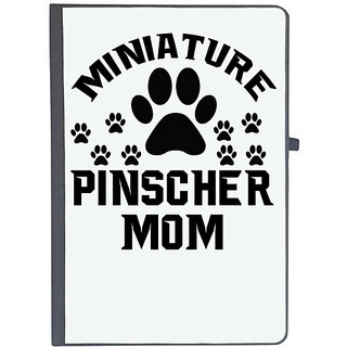                       UDNAG Ruled Notebook Diary 'Mother | MINIATURE PINSCHER MOM', [A5 80Pages 80GSM]                                              