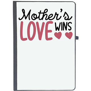                       UDNAG Ruled Notebook Diary 'MOTHER'S LOVE WINS', [A5 80Pages 80GSM]                                              