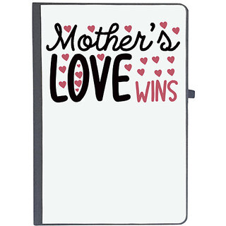                       UDNAG Ruled Notebook Diary 'Mother | MOTHER'S LOVE WINS', [A5 80Pages 80GSM]                                              
