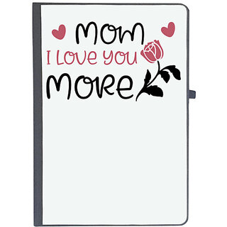                       UDNAG Ruled Notebook Diary 'Mother | Mom I love you more', [A5 80Pages 80GSM]                                              