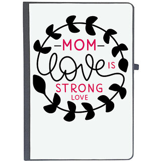                      UDNAG Ruled Notebook Diary 'MOM LOVE IS STRONG LOVE', [A5 80Pages 80GSM]                                              