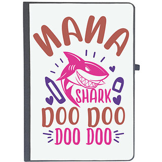                       UDNAG Ruled Notebook Diary 'Shark | nana shark doo doo', [A5 80Pages 80GSM]                                              