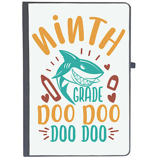                       UDNAG Ruled Notebook Diary 'Shark | ninth grade doo doo', [A5 80Pages 80GSM]                                              