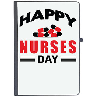                       UDNAG Ruled Notebook Diary 'Nurse | Happy Nurse Day', [A5 80Pages 80GSM]                                              