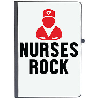                       UDNAG Ruled Notebook Diary 'Nurse | Nurses rock', [A5 80Pages 80GSM]                                              