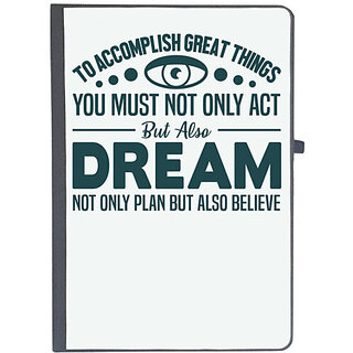                       UDNAG Ruled Notebook Diary 'Nurse | Dream not only plan but also believe', [A5 80Pages 80GSM]                                              