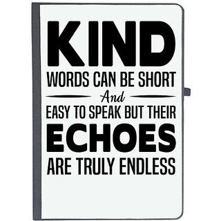                       UDNAG Ruled Notebook Diary 'Nurse | Kind words short but echos are endless', [A5 80Pages 80GSM]                                              
