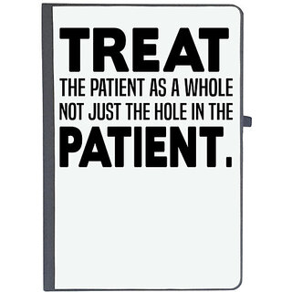                       UDNAG Ruled Notebook Diary 'Nurse | Treat the patient as a whole', [A5 80Pages 80GSM]                                              