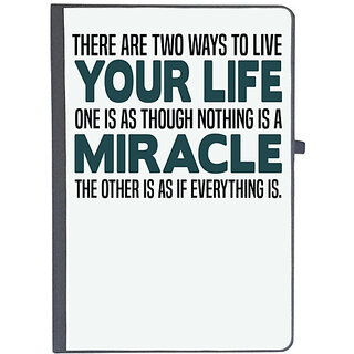                       UDNAG Ruled Notebook Diary 'Nurse | Your life miracle', [A5 80Pages 80GSM]                                              