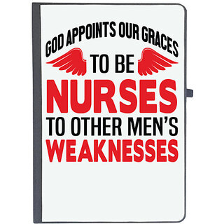                       UDNAG Ruled Notebook Diary 'Nurse | Nurses to other mens weaknesses', [A5 80Pages 80GSM]                                              