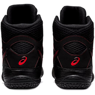 Buy Asics Mens Matcontrol 3 Blackclassic Red Wrestling Shoes Online ...