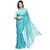 Women's Cotton Art Silk  Simple And Sober Saree With Running Blouse ( Sky Blue )