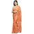 Women's Cotton Art Silk  Simple And Sober Saree With Running Blouse ( Peach Orange )