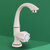 CUROVIT PVC SWAN NECK PILLAR COCK 15mm (1/2) with Foam Flow White plastic for Kitchen / Wash Basin Deck Mounted Tap