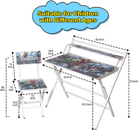 Kidzee table and Chair set - Avengers
