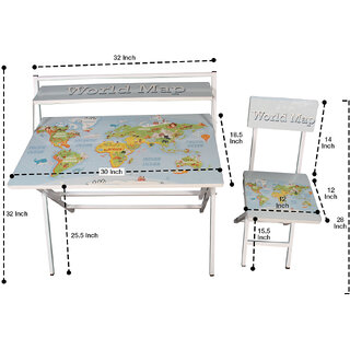 Kidzee table and Chair set - Map