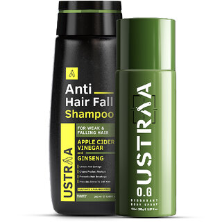 Ustraa O.G Deodorant - 150ml And Anti-Hair Fall Shampoo - 250ml