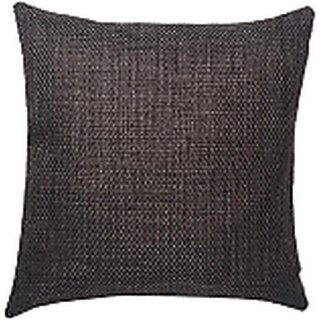                       RohanInc High Thread Count Sateen Mattee Cushion Cover 1212inches  (Pack of 2) - Dark Brown                                              