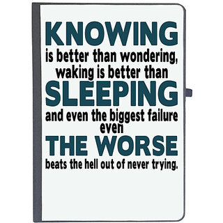                       UDNAG Ruled Notebook Diary 'Nurse | Knowing sleeping even the biggest failure even the worse', [A5 80Pages 80GSM]                                              