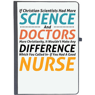                       UDNAG Ruled Notebook Diary 'Nurse | Science Doctors and Nurse', [A5 80Pages 80GSM]                                              