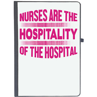                       UDNAG Ruled Notebook Diary 'Nurse | Are the Hospitality of the hospital', [A5 80Pages 80GSM]                                              
