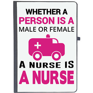                       UDNAG Ruled Notebook Diary 'Nurse | A nurse is a Nurse', [A5 80Pages 80GSM]                                              