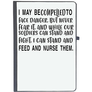                       UDNAG Ruled Notebook Diary 'Nurse | I can stand and feed and nurse them', [A5 80Pages 80GSM]                                              